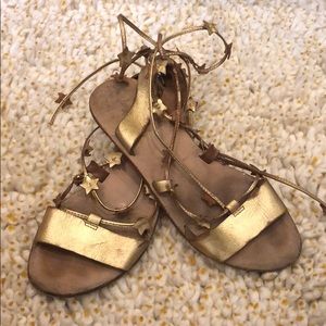 LOEFFLER RANDALL STARLA ANKLE WRAP SANDAL